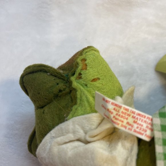 Extremely RARE 1969 Annalee Mobilitee Dolls Spring Frog Needs TLC has Tag - Picture 7 of 12